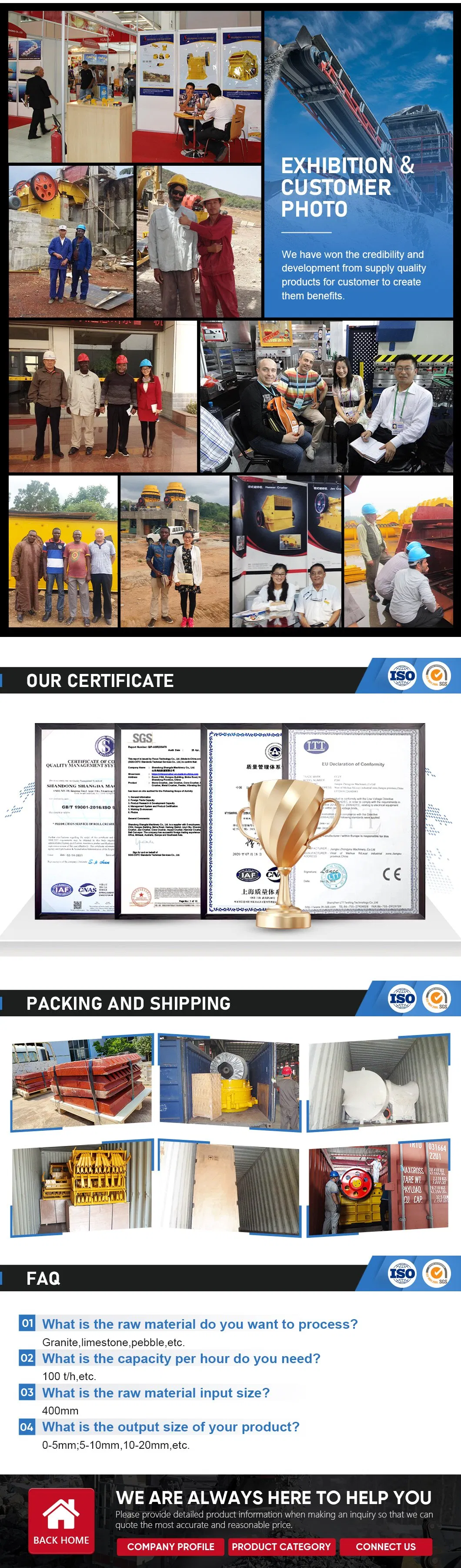 PF-1214 Impact Crusher Heavy Duty Secondary Crushing for Mining, Quarry, Aggregate Optimized Rotor Design