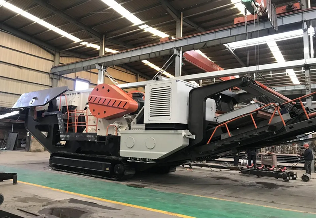 High Productivity Wood Crawler Type Mobile Crusher