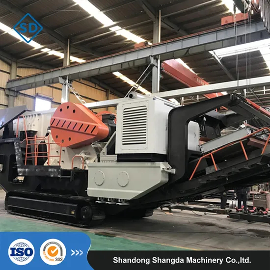 Stable Driving Construction Waste Crawler Crusher