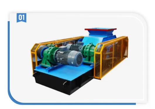 High-Efficiency Double Roller Crusher for Mining Durable Steel Construction Mineral Ore Crushing Equipment