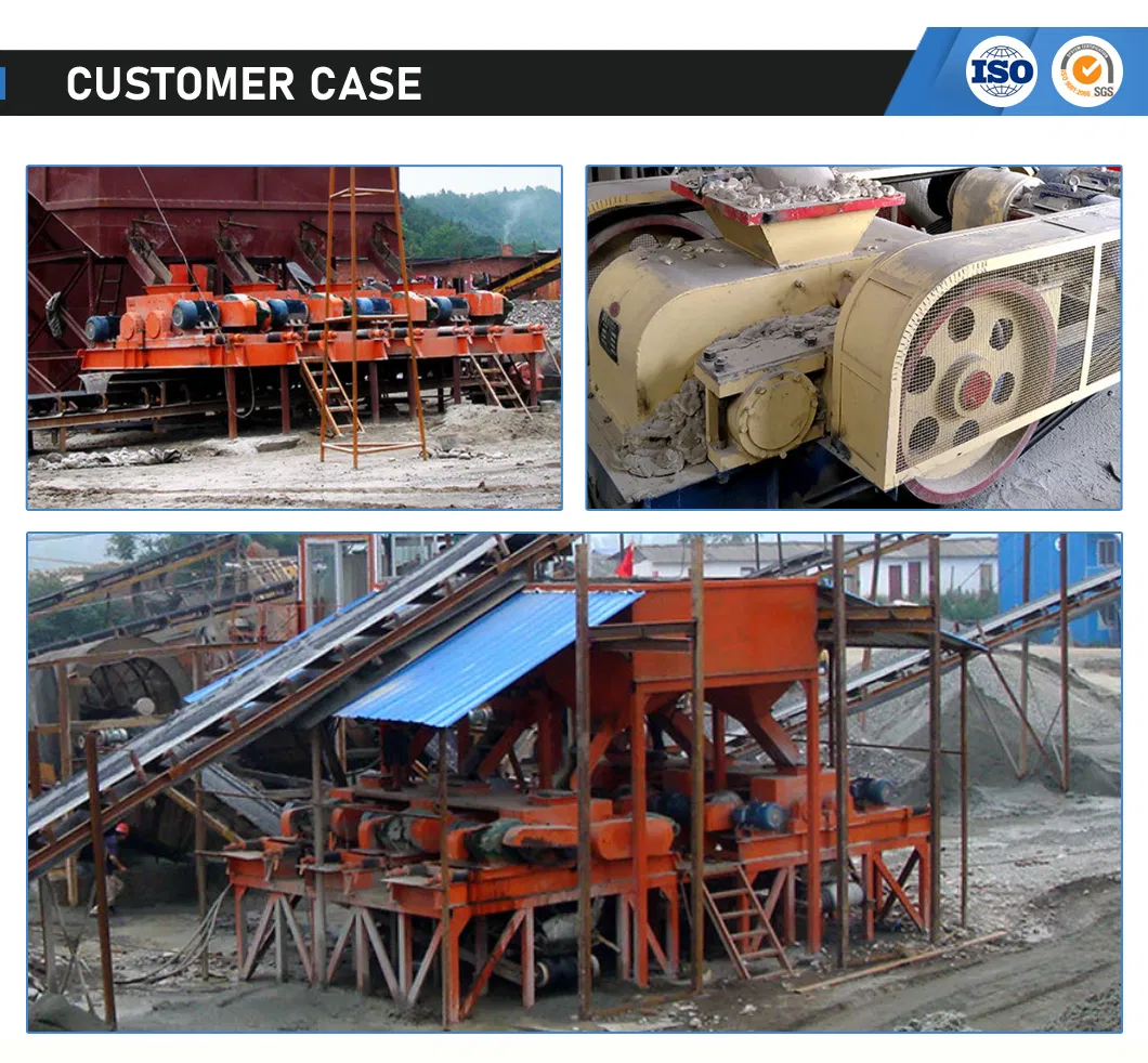 High-Efficiency Double Roller Crusher for Mining Durable Steel Construction Mineral Ore Crushing Equipment