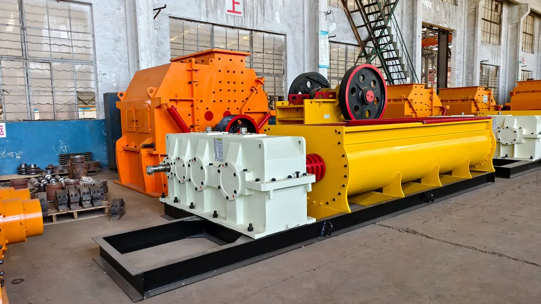 High Efficiency Double Paddle Mixer for Concrete Blocks 5.5kw Motor Low Energy Consumption Design