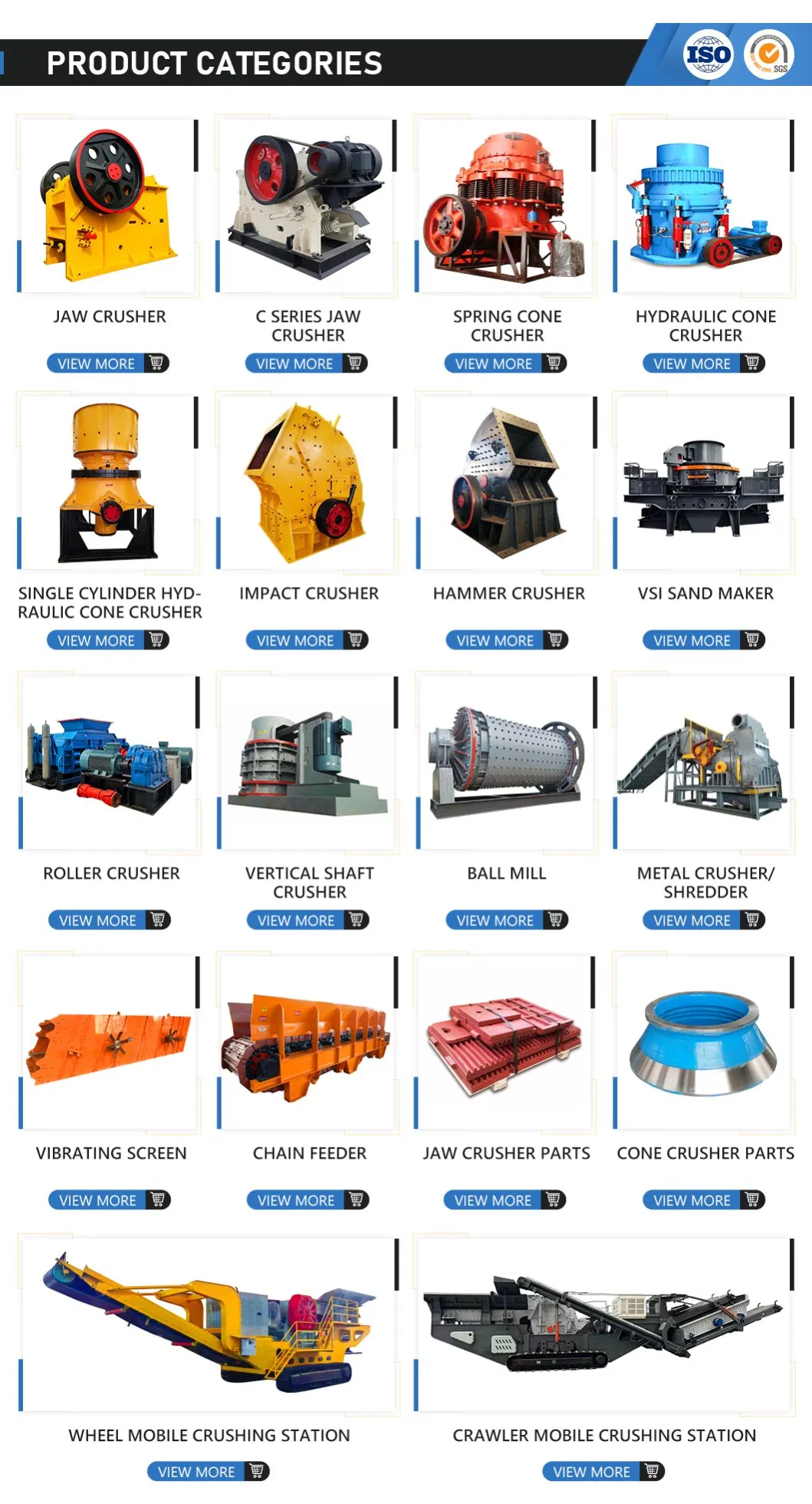 Heavy Duty Hammer Crusher Machine for Stone/Brick/Block Crushing - Mining, Quarry, Construction Equipment