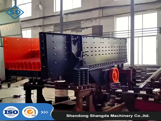 Industrial Vibrating Feeder Machine for Coal Mining, Anti-Clogging Design, 15° Inclination Angle