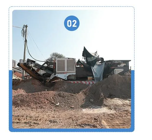 High Productivity Wood Crawler Type Mobile Crusher