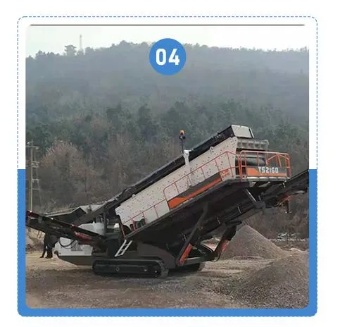 High Productivity Wood Crawler Type Mobile Crusher